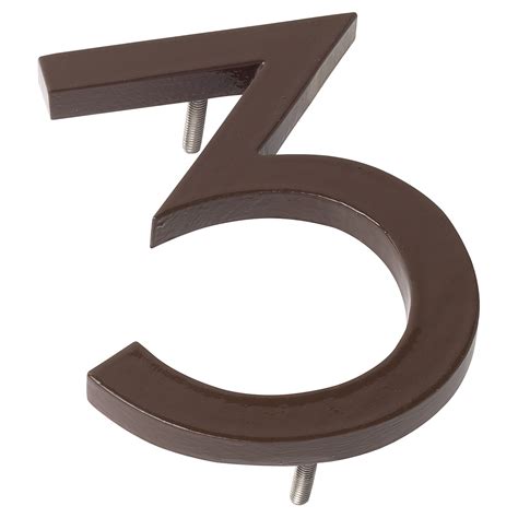 bronze metal house numbers|bronze house numbers modern.